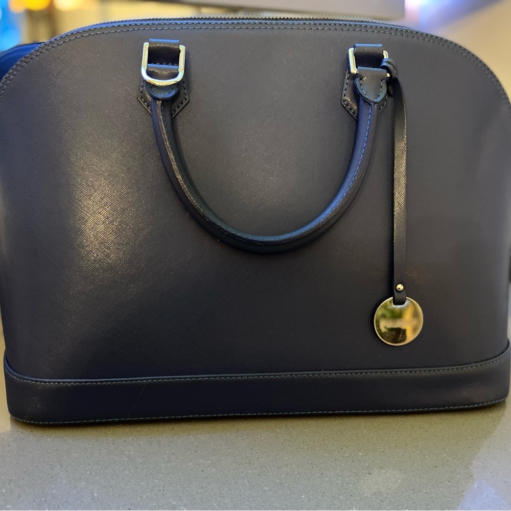 Original Pulicati bag, genuine leather, bleu
